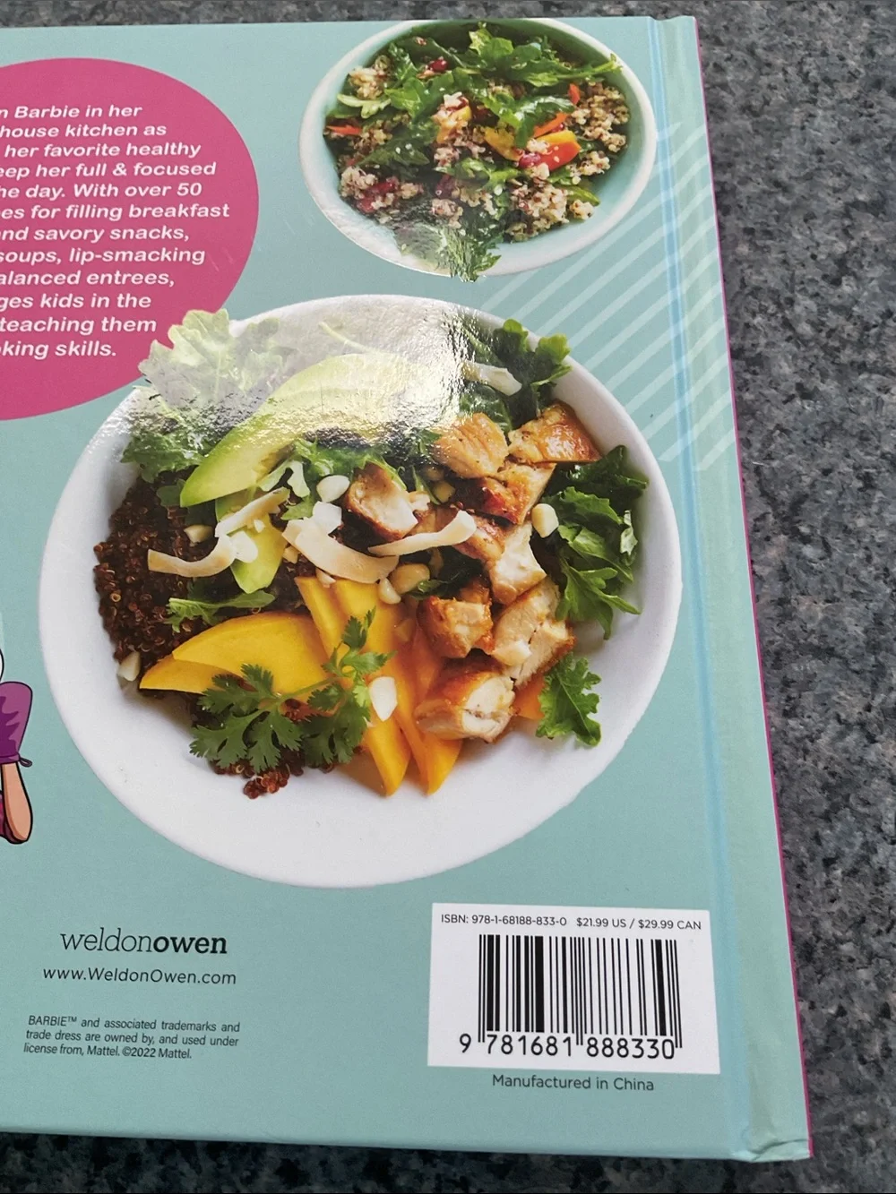 🥣 Barbie Cooks! Cookbook. New!